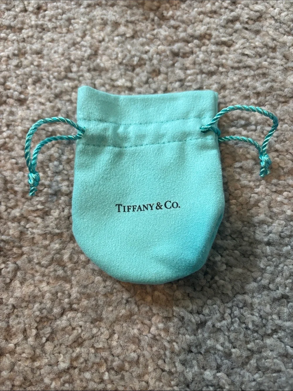 Tiffany & Co. Robin's Egg Blue Box, Pouch & White Ribbon !!Pristine!!